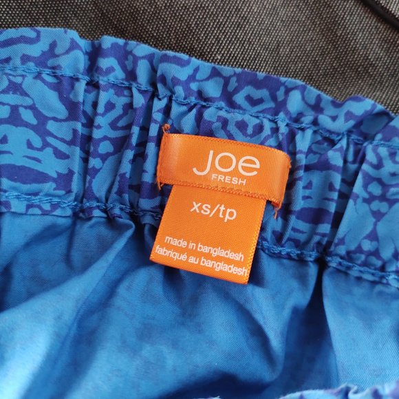 Joe Fresh Ikat Print Elastic Waist Skirt with Pockets - Picture 6 of 6